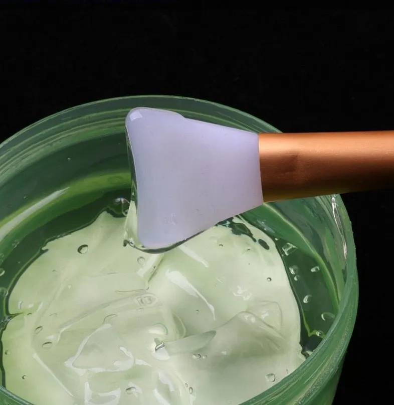 1pc Professional Silicone Facial Face Mask Brush Mask Mud Mixing Brush Tool 3 Color Soft Women Skin Face Care tool Drop Shipping