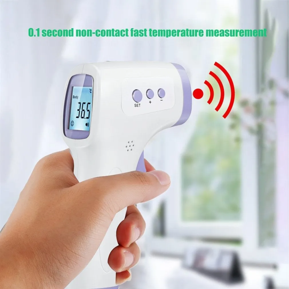 2020 New Non Contact Forehead Temperature Infrared Thermometer 1-second Accurate Reading IR Infrared Thermometer  Forehead Temperature Measurement LCD Digital