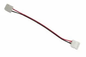 3528 Single Color LED Strip Connector with 6 inches of wire (Pack of 10)