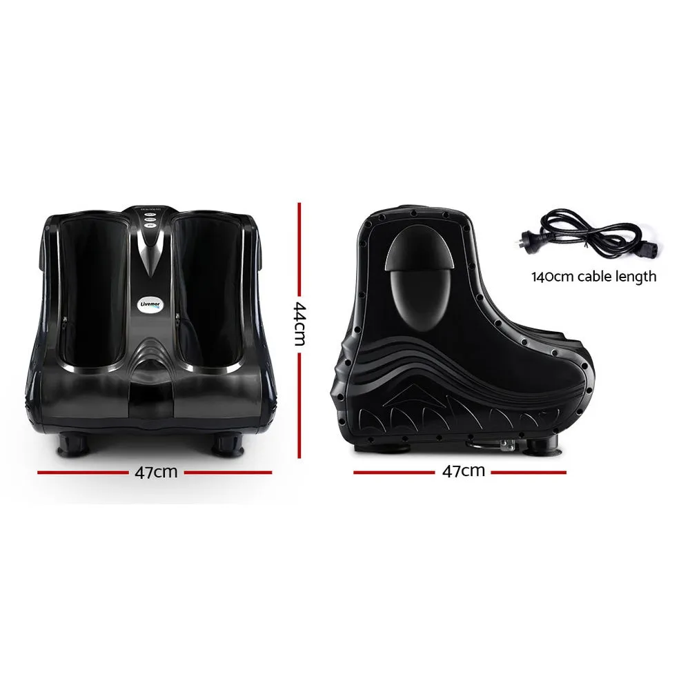 360° Leg & Foot Shiatsu Massager, 4 Motors, Livemor