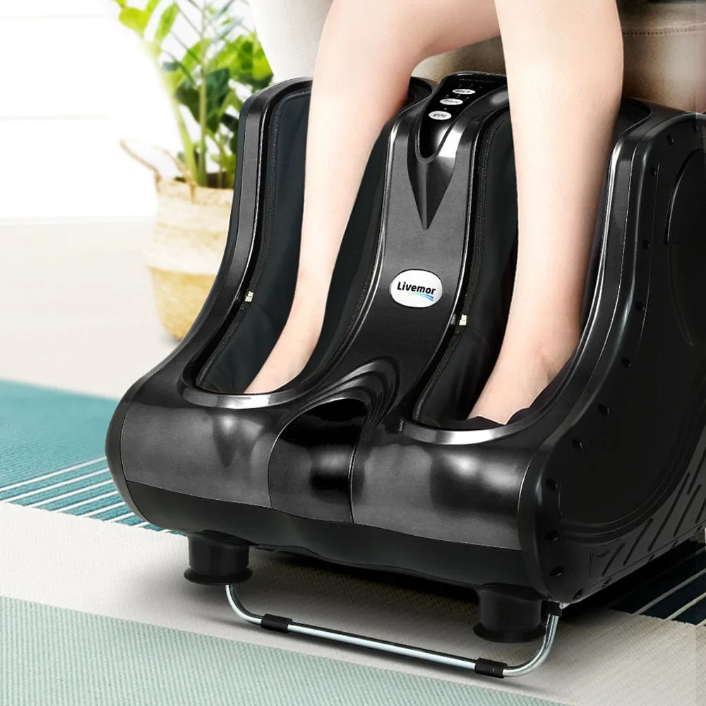360° Leg & Foot Shiatsu Massager, 4 Motors, Livemor