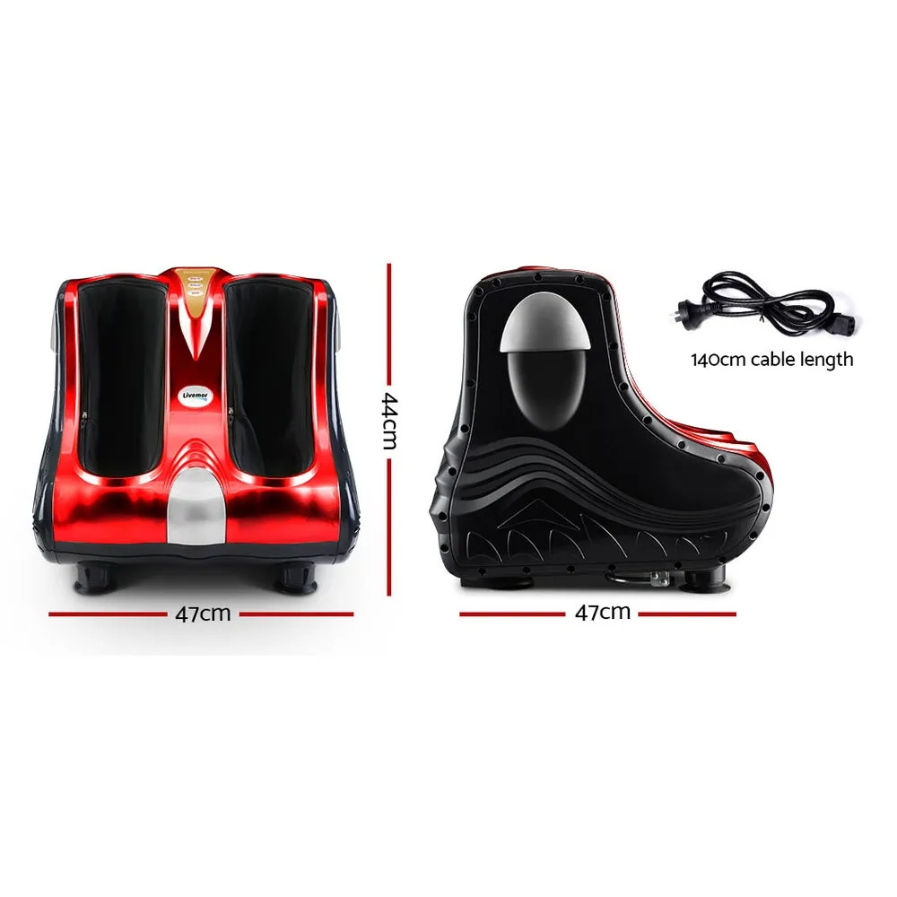 360° Shiatsu Electric Foot & Leg Massager, 3 Levels - Livemor