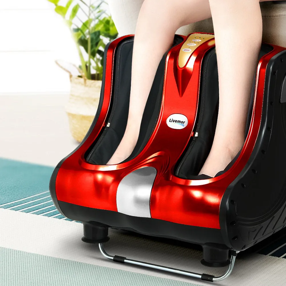 360° Shiatsu Electric Foot & Leg Massager, 3 Levels - Livemor