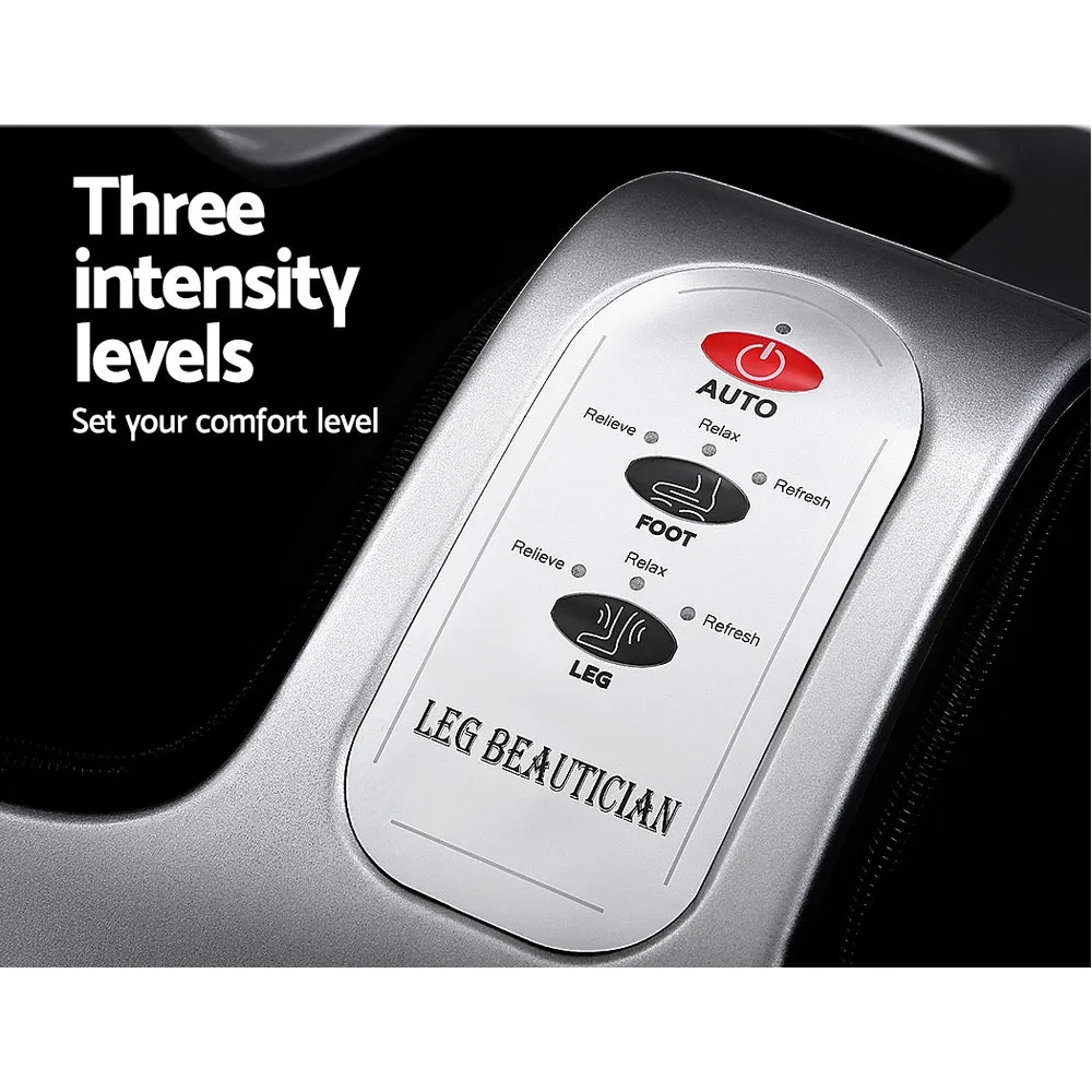 360° Shiatsu Foot Calf Massager, 4 Motors, Roller, Livemor