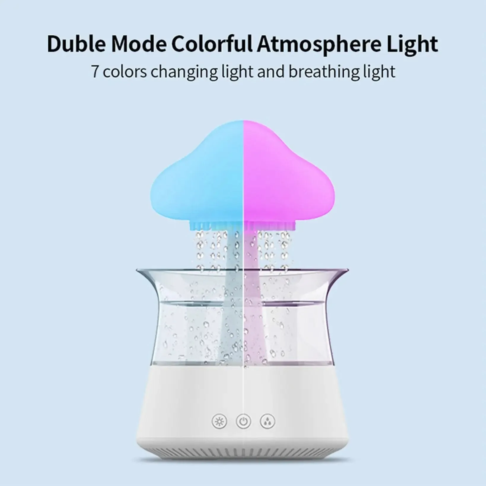 4-in-1 Cloud Rain Aroma Humidifier