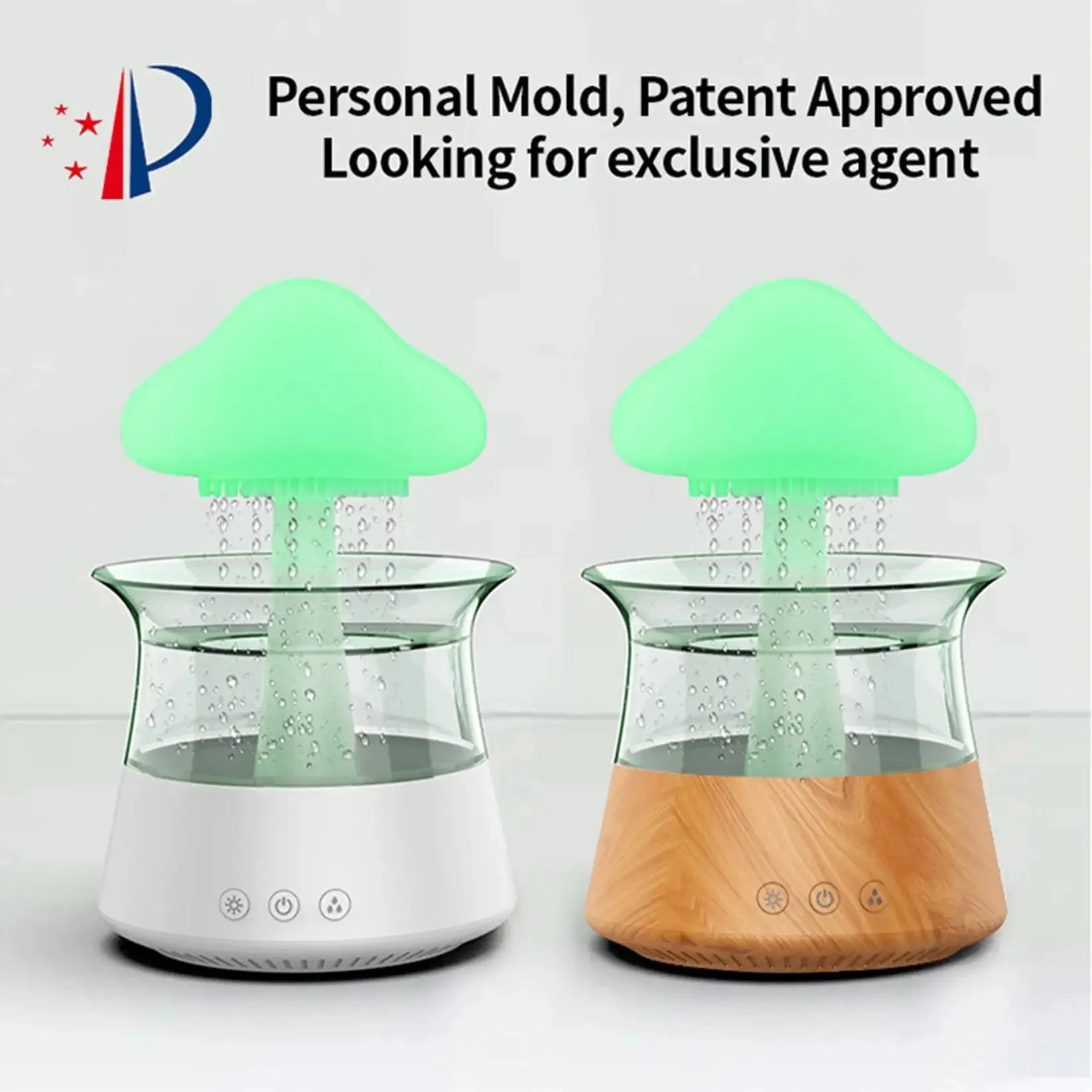 4-in-1 Cloud Rain Aroma Humidifier