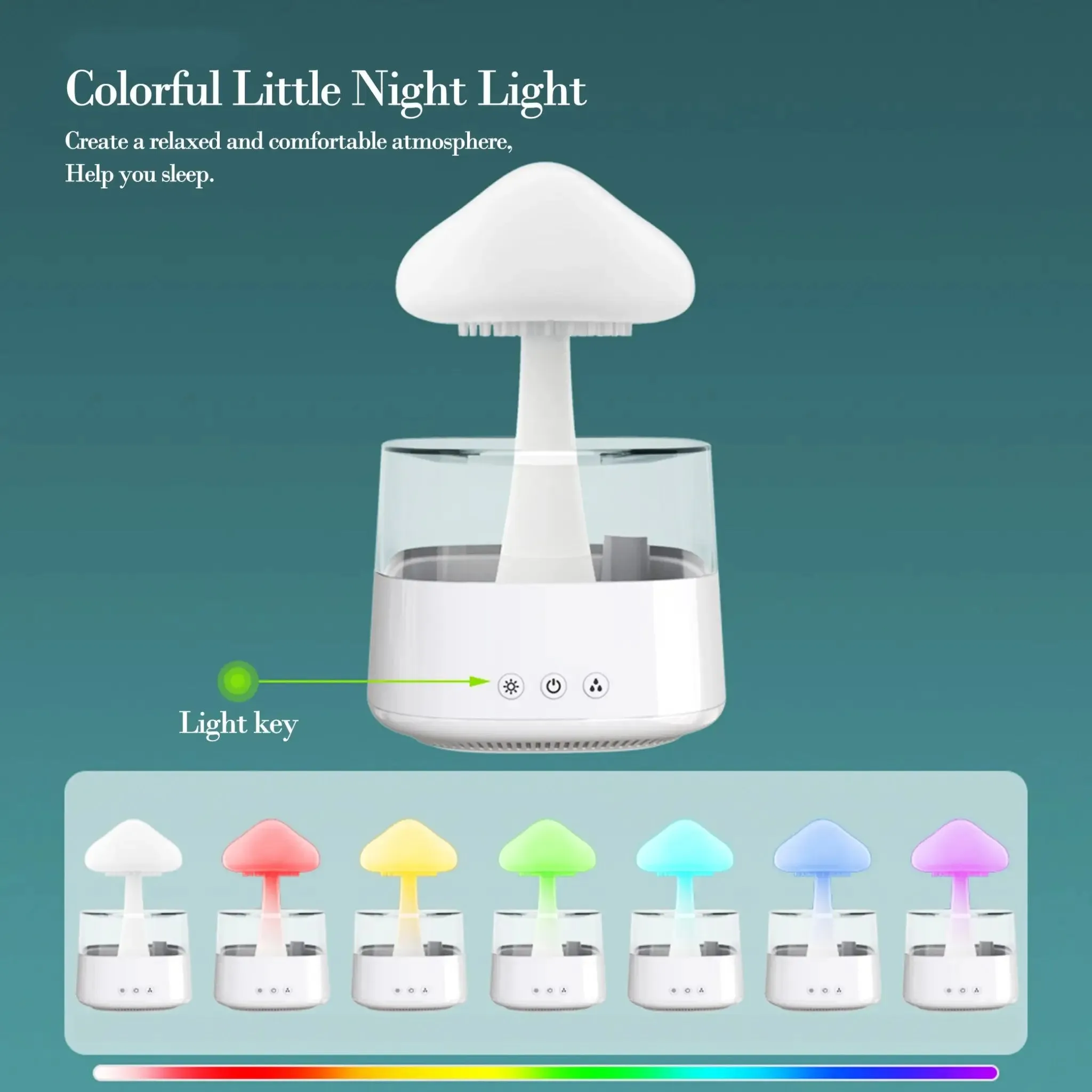 4-in-1 Cloud Rain Aroma Humidifier