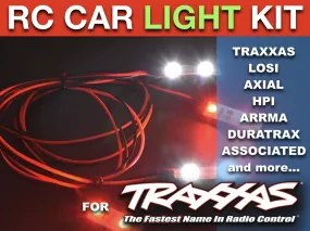 4 White 4 Red LED Lights Kit fits 110 18 Traxxas HSP Redcat RC4WD RC Car W6V4
