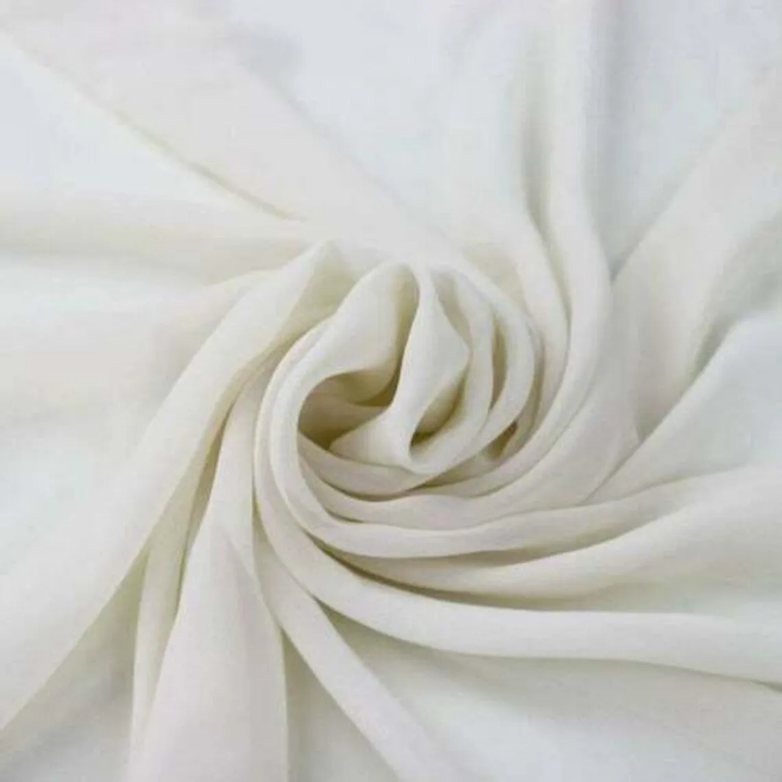 58/60" Chiffon Spandex Fabric - 2 Way Slight Stretch Imitation Silk Chiffon Fabric By Yard