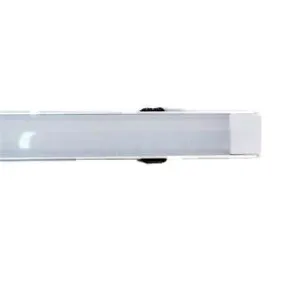 5FT Aluminum Track with Diffuser for LED Strip Lights (10 Pack)