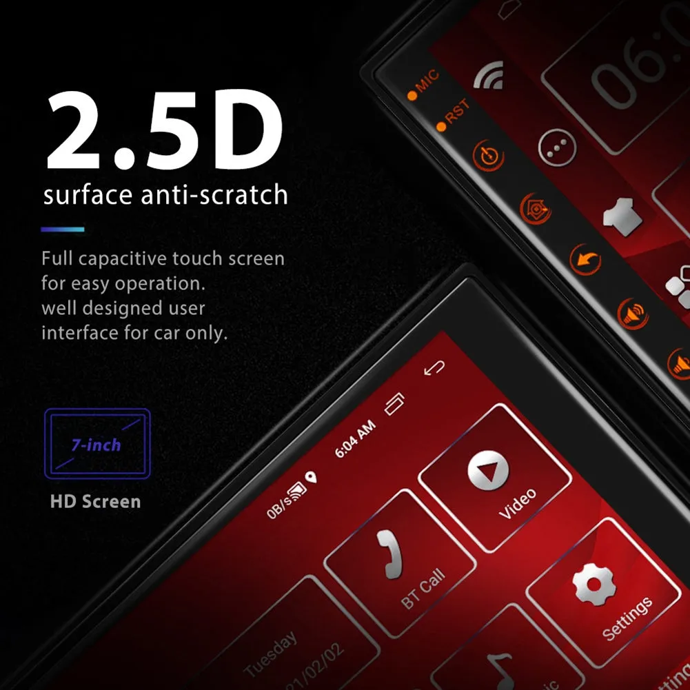 7-inch Car Multimedia Player Kit Android 11 Central Control