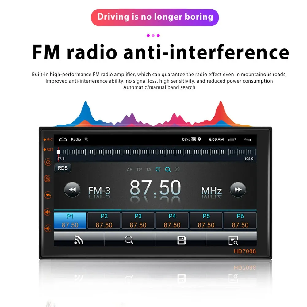 7-inch Car Multimedia Player Kit Android 11 Central Control