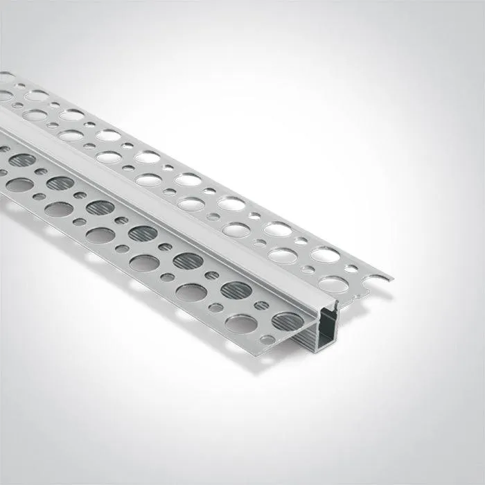 7900TR/AL ALU TRIMLESS PROFILE 2m FOR 5mm STRIPS   PC OPAL DIFF