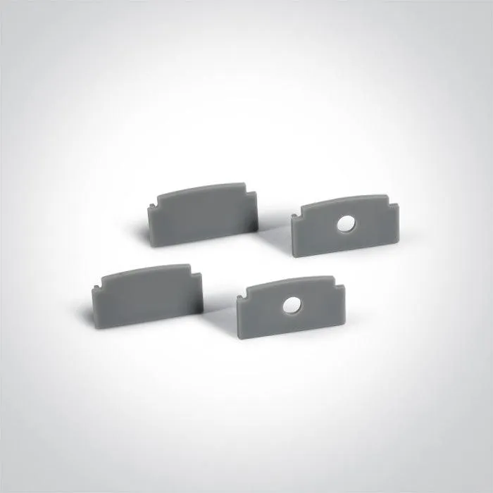 7904TR TRIMLESS PROFILE 2m FOR 20mm STRIPS   PC OPAL DIFF