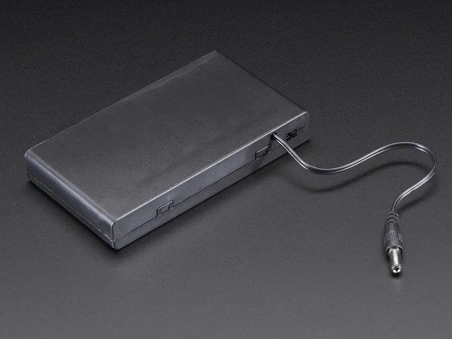8 x AA battery holder with 5.5mm/2.1mm Plug and On/Off Switch