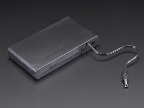 8 x AA battery holder with 5.5mm/2.1mm Plug and On/Off Switch