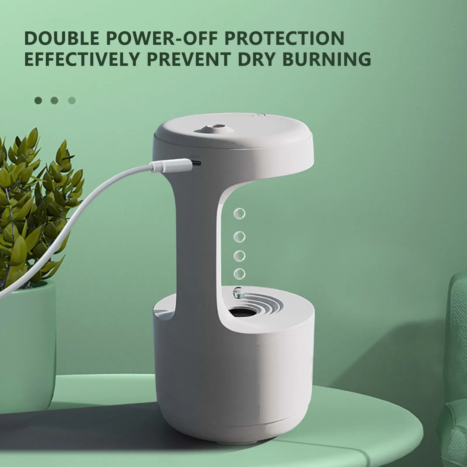 800ML Air Humidifier Home Anti-Gravity