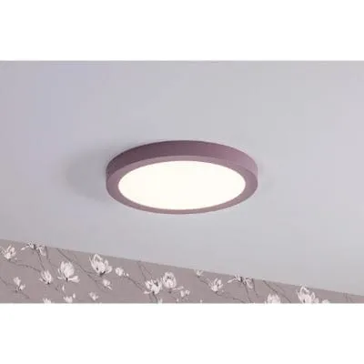 Abia Round LED Panel 300mm Warm White - Lilac