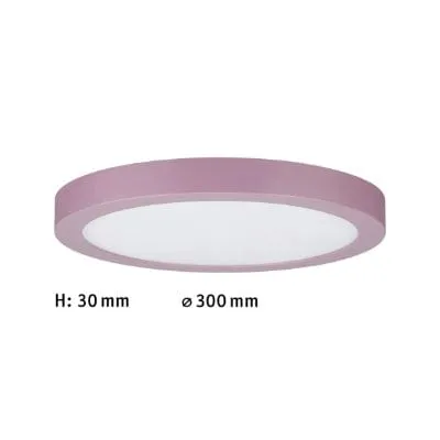 Abia Round LED Panel 300mm Warm White - Lilac