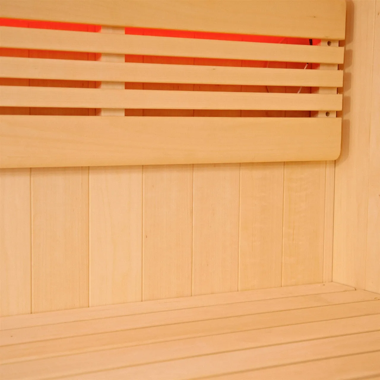 Aleko Canadian Hemlock Indoor Wet Dry Sauna with LED Lights - 4.5 kW UL Certified Heater - 4-6 Person