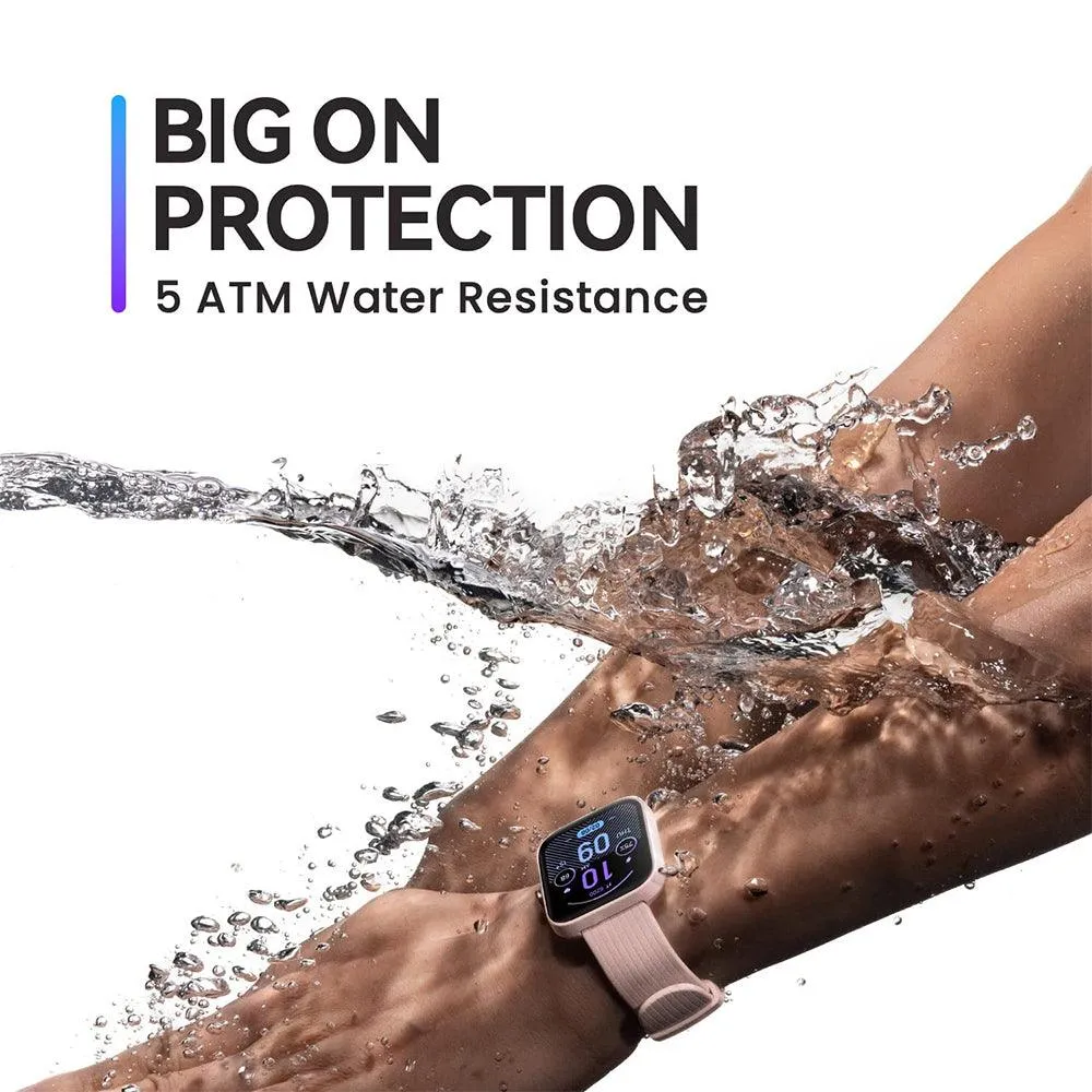 Amazfit Bip 3 Smart Watch (44mm) Blue Plastic Case With Blue Silicone Strap