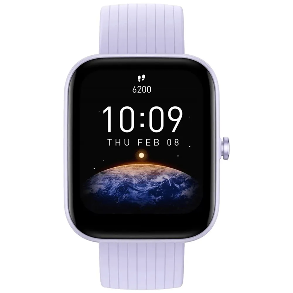 Amazfit Bip 3 Smart Watch (44mm) Blue Plastic Case With Blue Silicone Strap