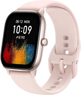Amazfit GTS 4 Mini Smart Watch: For Women & Men - GPS - Fitness Tracker with 120  Sport Modes - 15-Day Battery Life - Heart Rate Blood Oxygen Monitor - Android Phone & iPhone Compatible, Pink