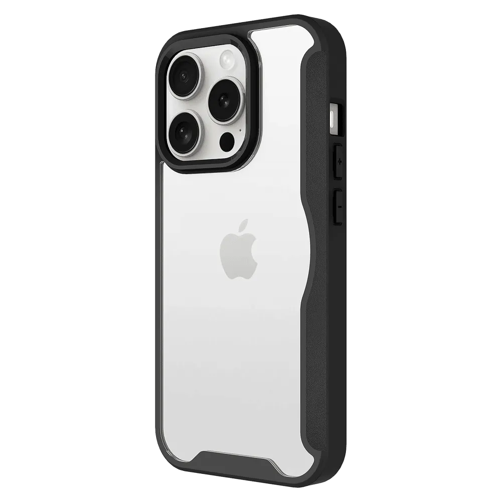 AMPD TPU / Acrylic Flip Wallet MagSafe Case for Apple iPhone 15 Pro Max by AMPD