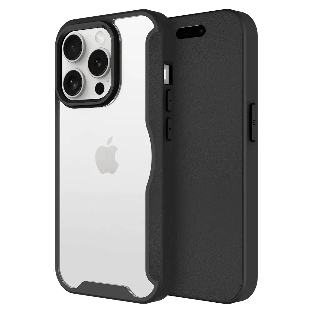 AMPD TPU / Acrylic Flip Wallet MagSafe Case for Apple iPhone 15 Pro Max by AMPD