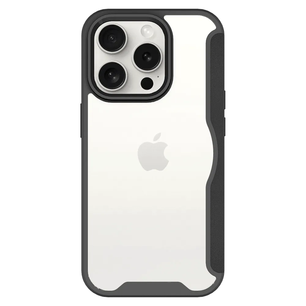 AMPD TPU / Acrylic Flip Wallet MagSafe Case for Apple iPhone 15 Pro Max by AMPD