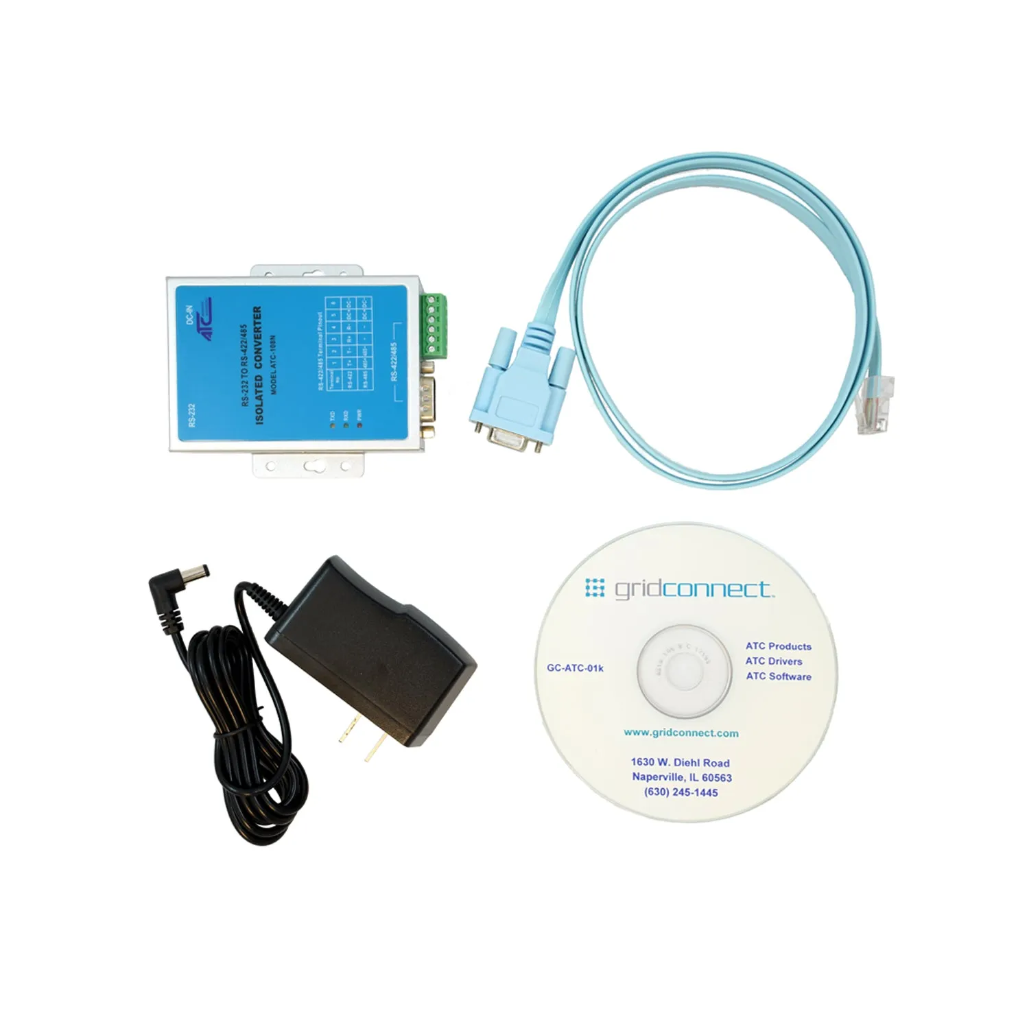 ATC-108N Industrial Isolated 232 to 485 Adapter