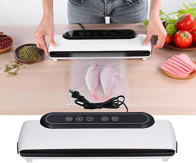 Automatic Electric Vacuum Airtight Sealer & Packing Machine for Food Preservation with One Touch Operation