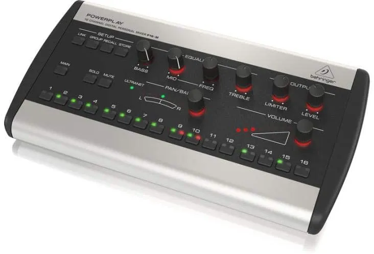 Behringer Powerplay P16-M 16-channel Digital Personal Mixer