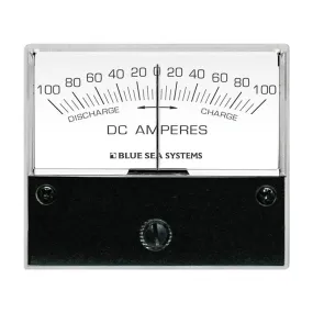 Blue Sea 8253 DC Zero Center Analog Ammeter - 2-3/4" Face, 100-0-100 Amperes DC [8253]