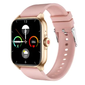 Bluetooth Smart Watch 1.85in HD Fitness Watch with 100  Sports Modes Heart Rate Sleep Monitor for iOS Android Pink