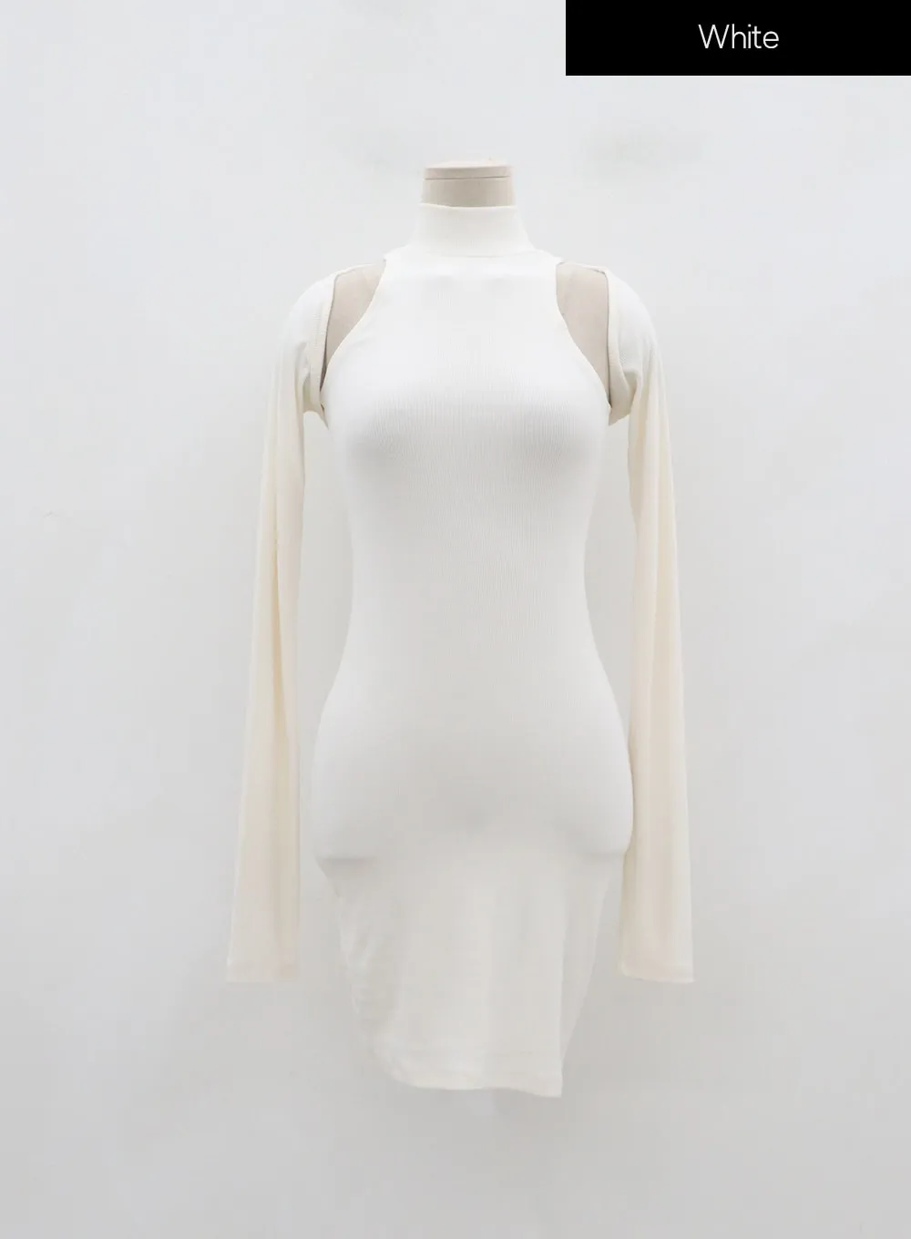 Bolero And Sleeveless Mini Dress Set ID07