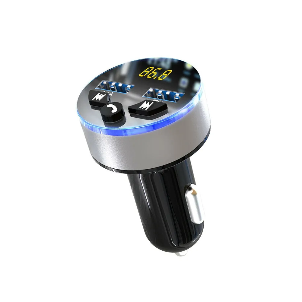 Car Charger Wireless Bluetooth 5.0 Receiver Dual Usb Fast