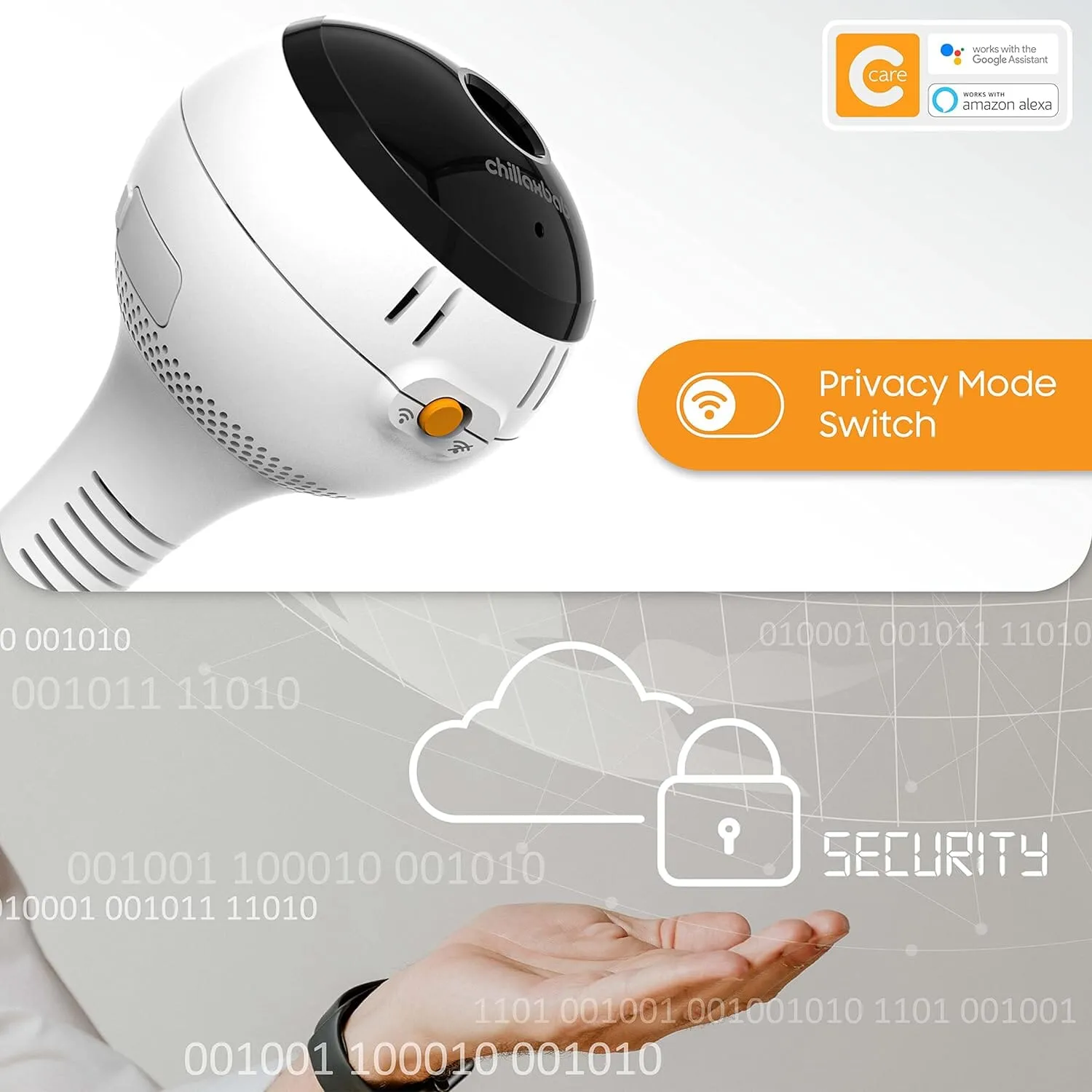 Chillax Giraffe Pro 1080p Camera and 4.3” Video Smart Baby Monitor (Refurbished)