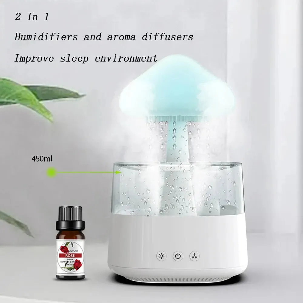 Cloud Raindrop Serenity Humidifier & Aromatherapy Machine