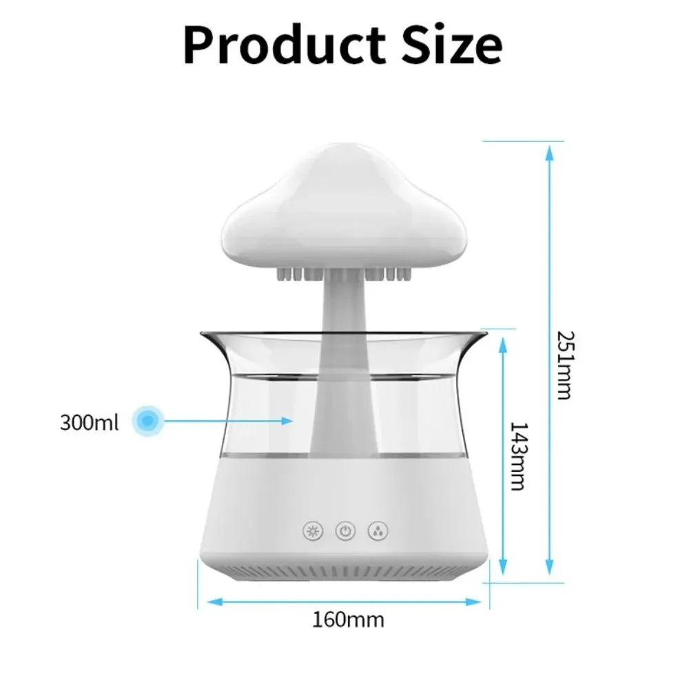 Cloud Raindrop Serenity Humidifier & Aromatherapy Machine