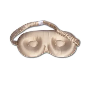 Contoured Eye Silk Sleep Mask - French Champagne