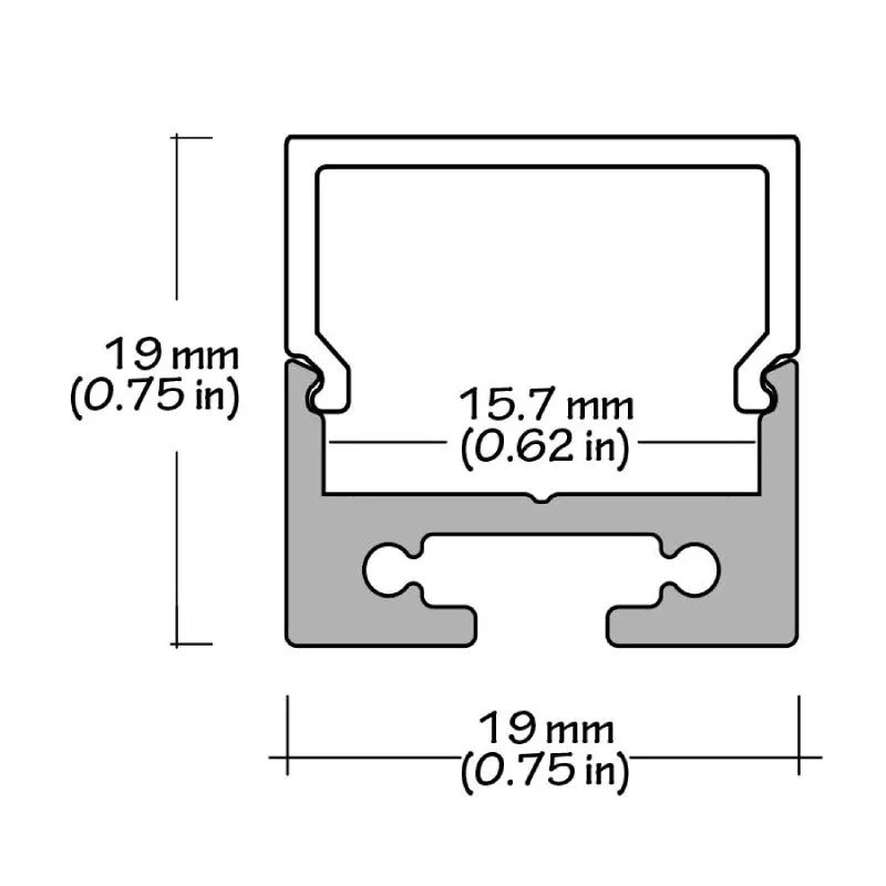 Core ALP80 98" Surface/Suspension Mount LED Profile