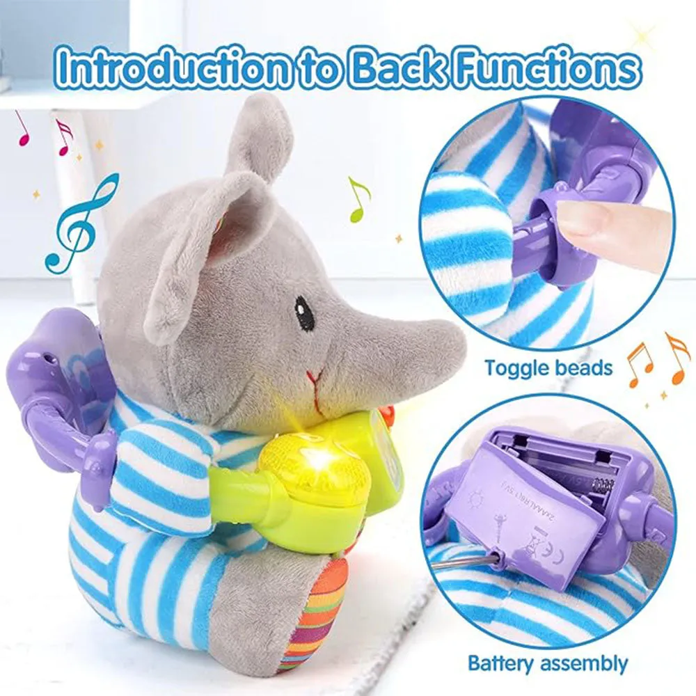 CUTE MUSICAL PLUSH ELEPHANT FOR KIDS