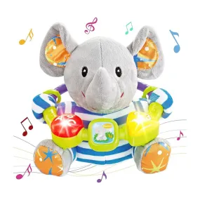 CUTE MUSICAL PLUSH ELEPHANT FOR KIDS