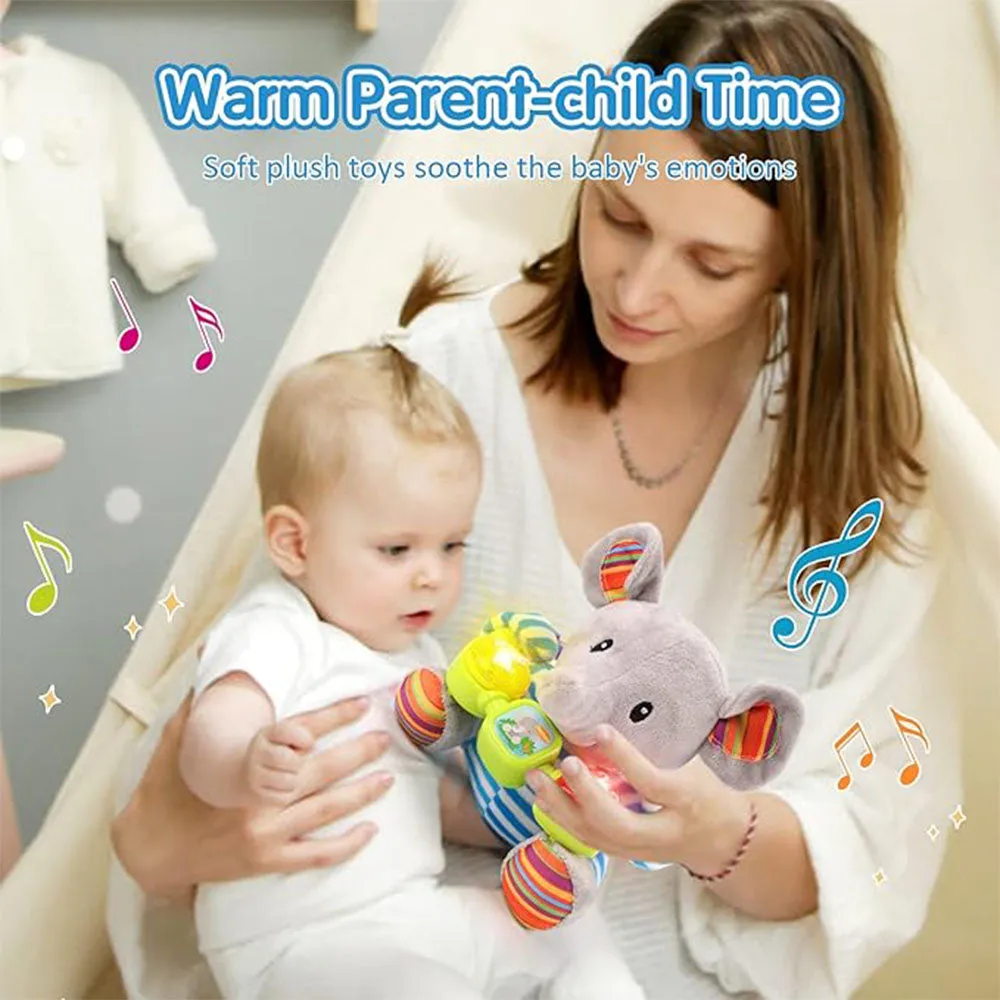 CUTE MUSICAL PLUSH ELEPHANT FOR KIDS