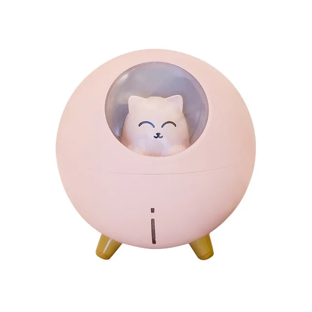 Cute Planet Cat Air Humidifier