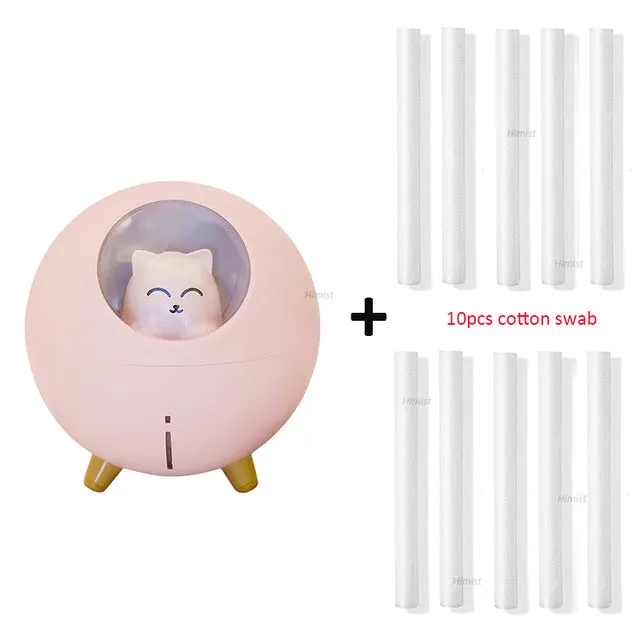 Cute Planet Cat Air Humidifier