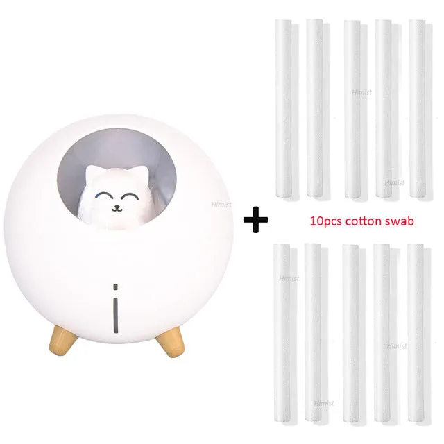 Cute Planet Cat Air Humidifier