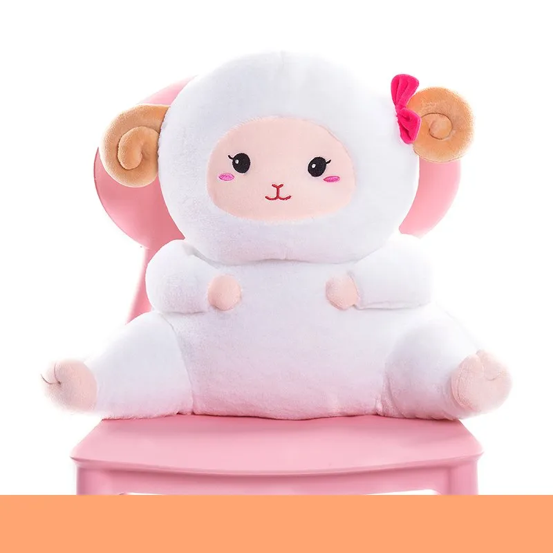 Cute Plush Husky Chair Backrest