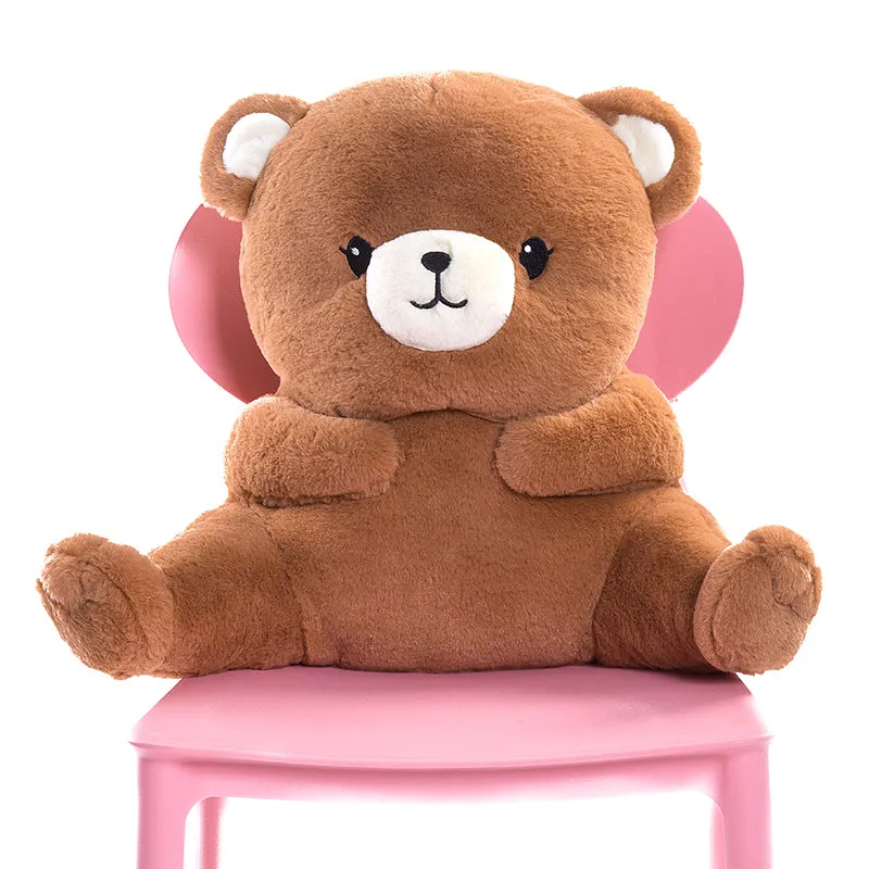 Cute Plush Husky Chair Backrest